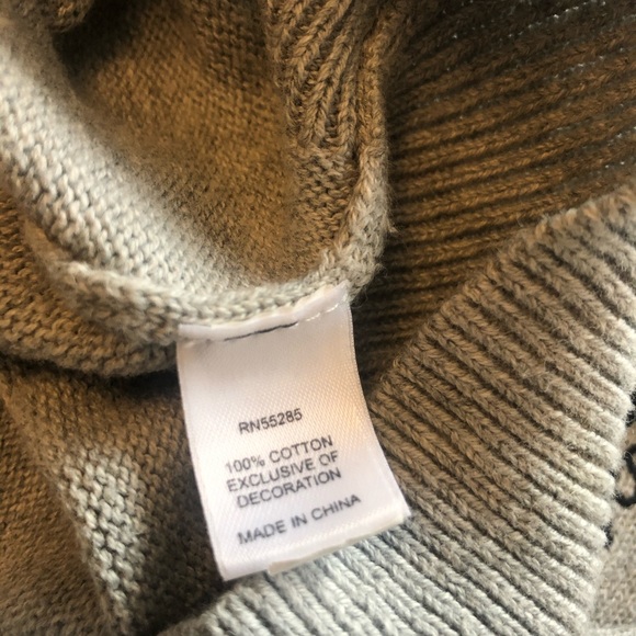 EXPRESS Men’s Grey V Neck Cotton Sweater SZ M. - Picture 6 of 8